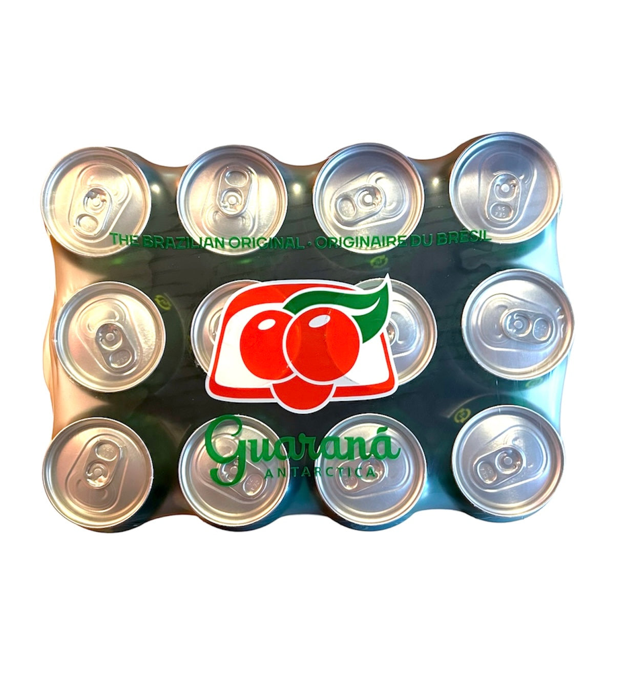 Antarctica Guarana (12 pack) + Bottle Deposit | Guaraná Antarctica (12 latas) + Bottle Deposit