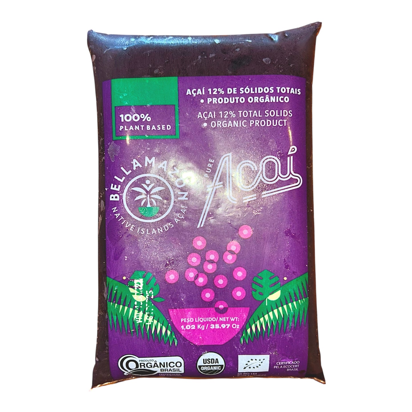 Bellamazon Açaí Organic Frozen Pulp | Polpa de Açaí