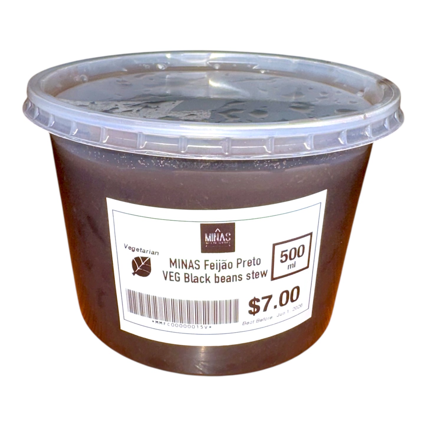 Frozen Minas Vegetarian Black Beans Stew without meat | Feijão Carioca Pretos