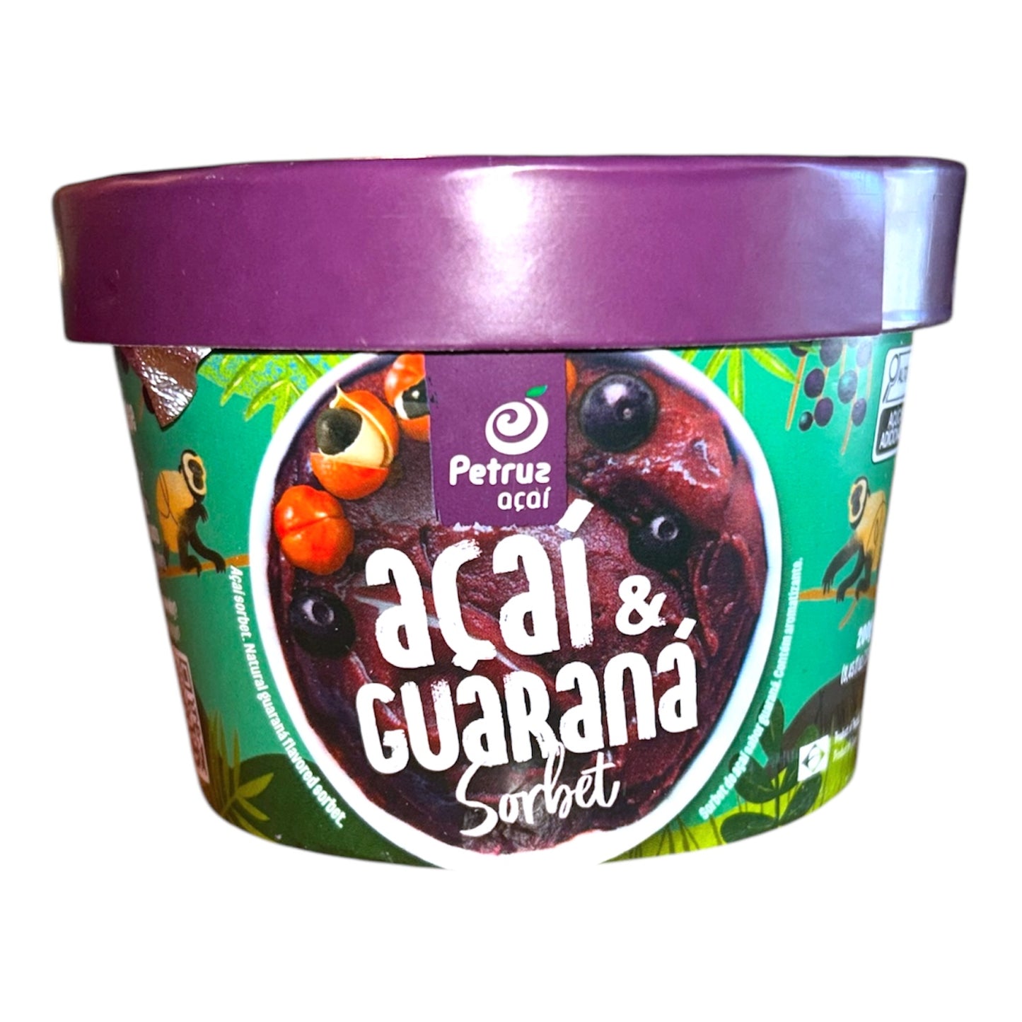 Petruz Açaí Bowl Sorbet with Guaraná | Sorvete de Açaí Bowl com Guaraná Petruz 200g