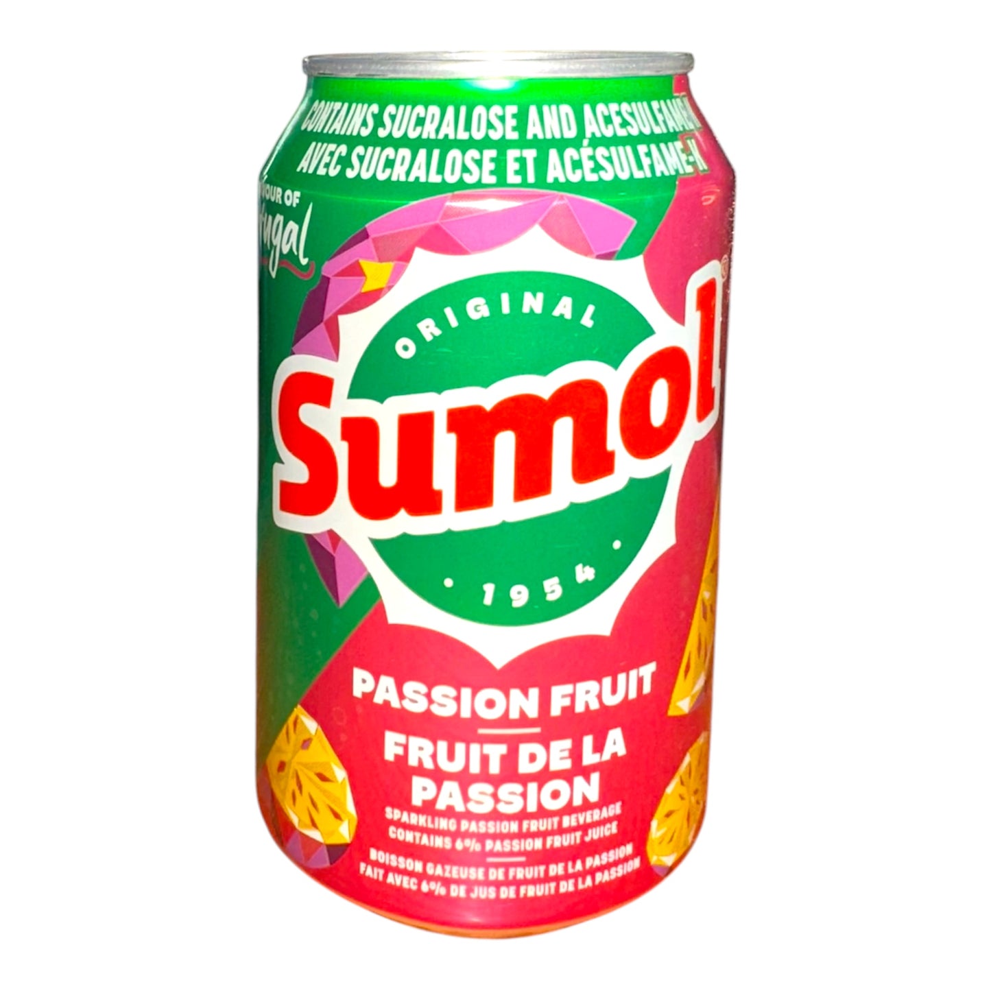 Passion fruit Sumol 300ml | Sumol de Maracuja 300ml Can