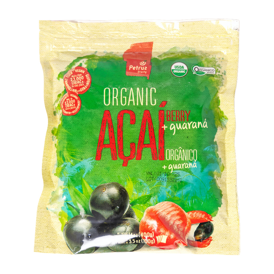 Petruz Organic Acai Puree - Polpa de Açai Organico Petruz