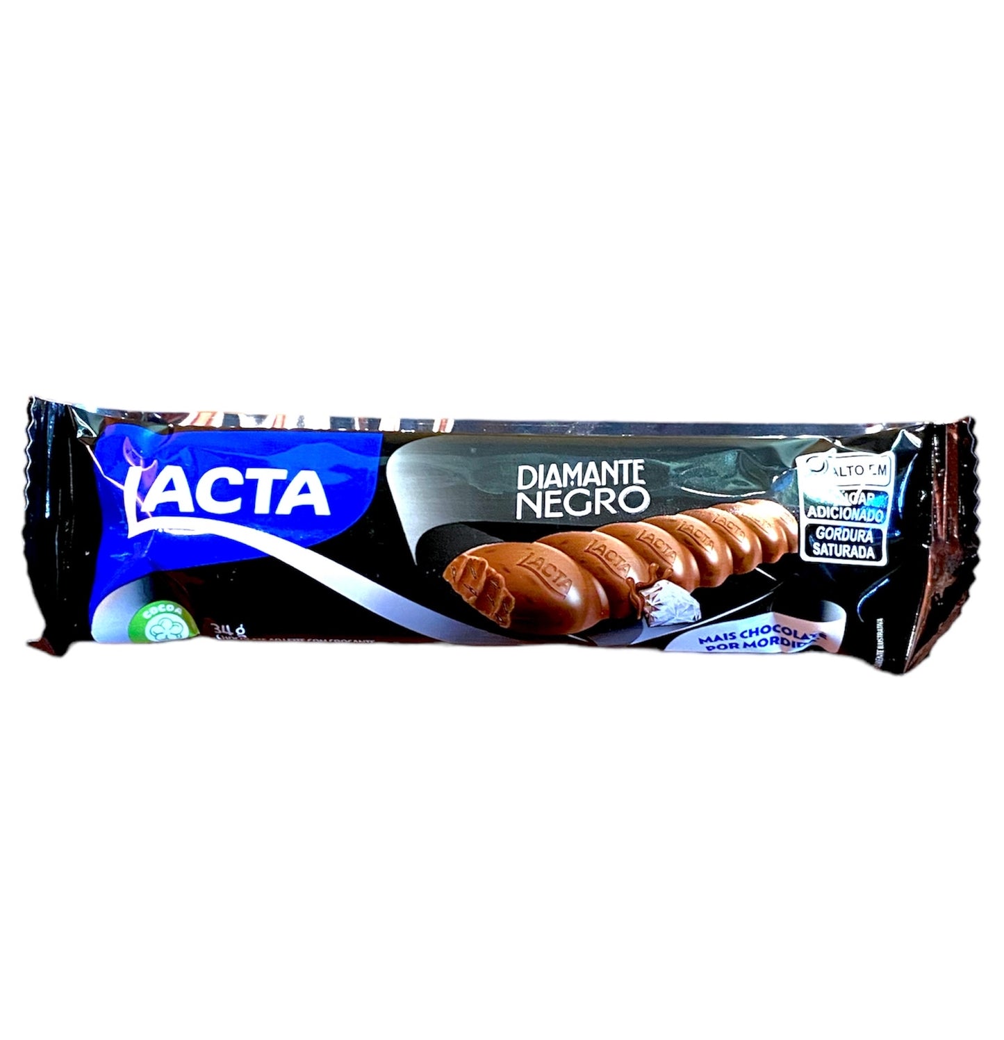 Lacta Milk Chocolate with crunchy | Chocolate Diamante Negro ao leite