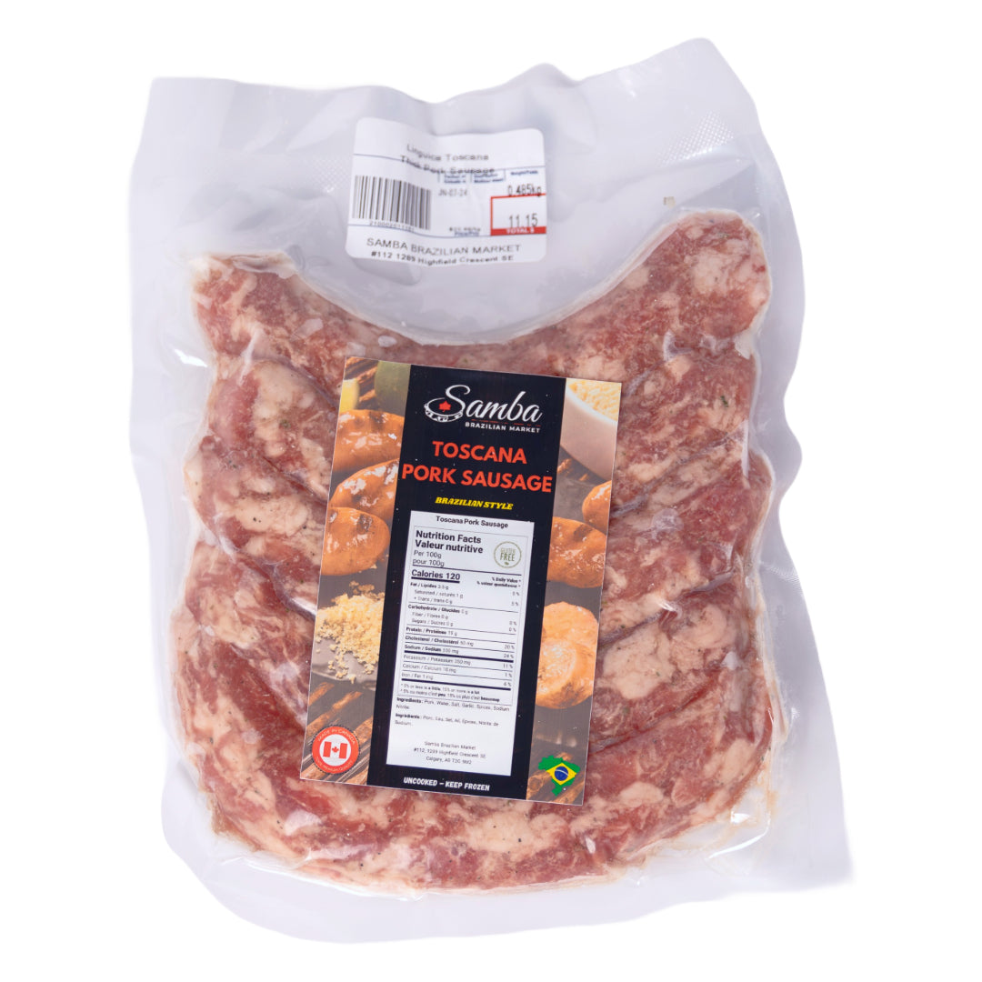 -Samba Thick Pork Sausage | Linguiça Toscana Samba