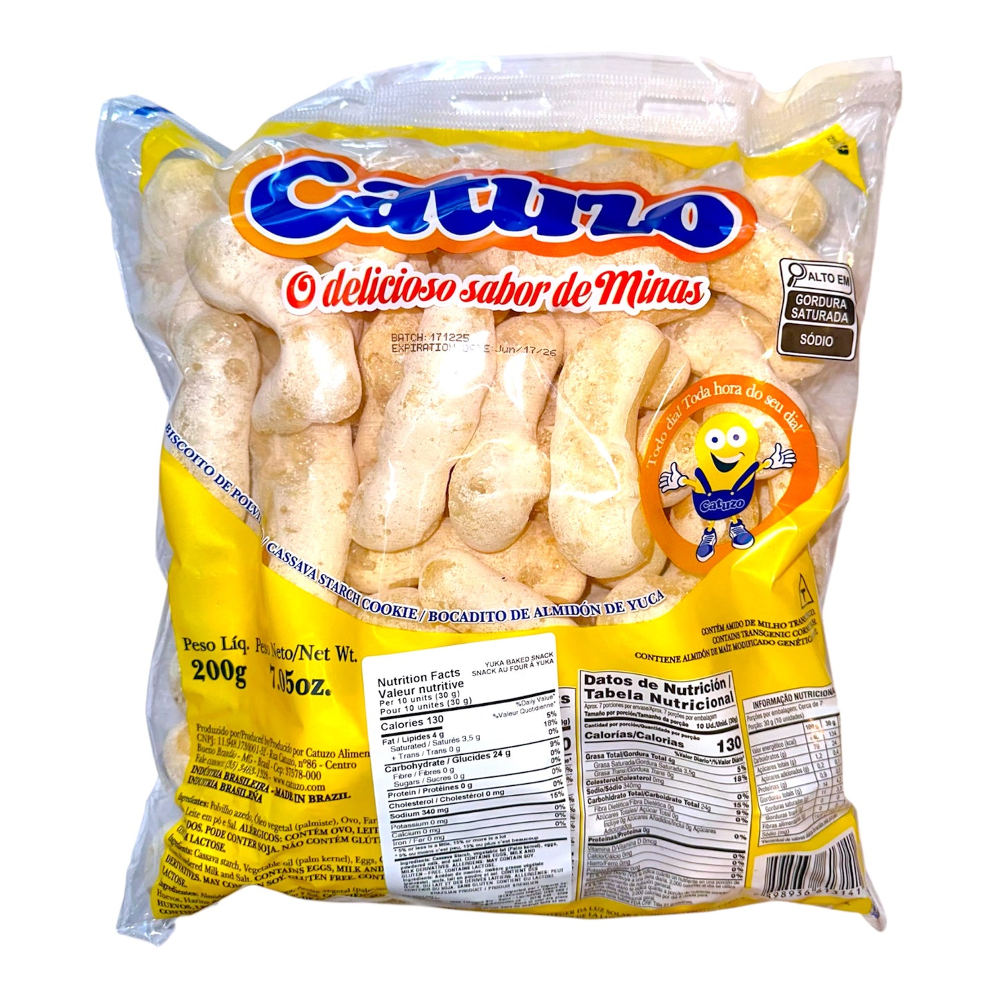 Catuzo Homemade Cassava Starch Cookie | Biscoito de Polvilho Caseirao