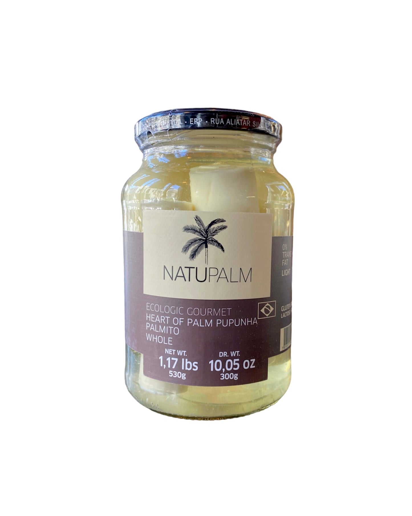 Natupalm heart - 530 g (Drainad 300g)