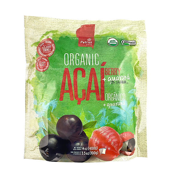 Petruz Organic Acai Puree - Polpa de Acai Organico Petruz