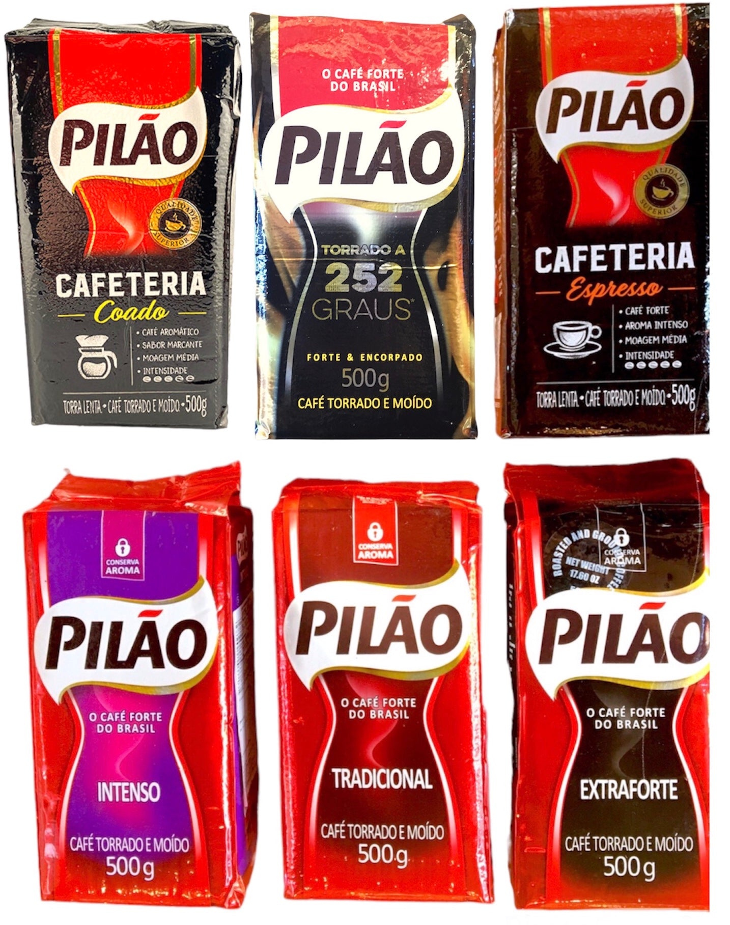 Pilão Coffee (500g) | Café Pilão (500g)