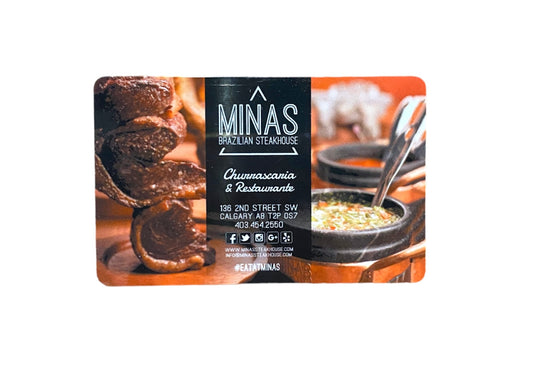 Gift Card MINAS | Cartoes Presente Minas