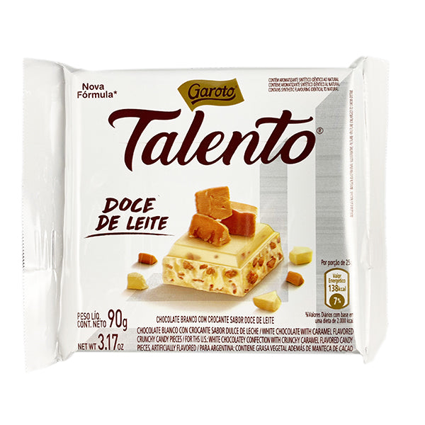 Talento Chocolate With Dulce de leche | Chocolate Talento Doce de Leite