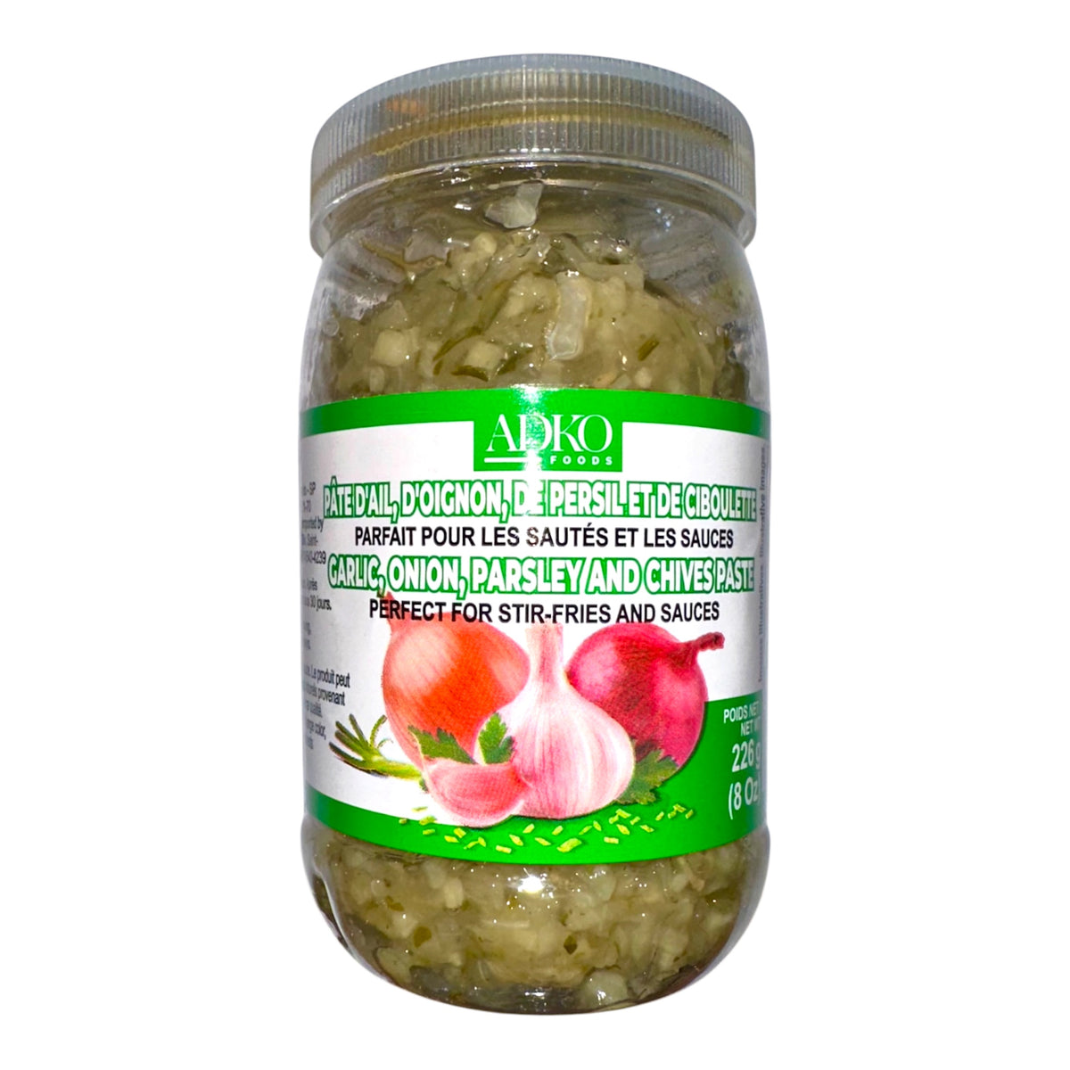 ADKO FOODS Garlic, onion, parsley and chives paste | Mistura alho, cebola e salsa