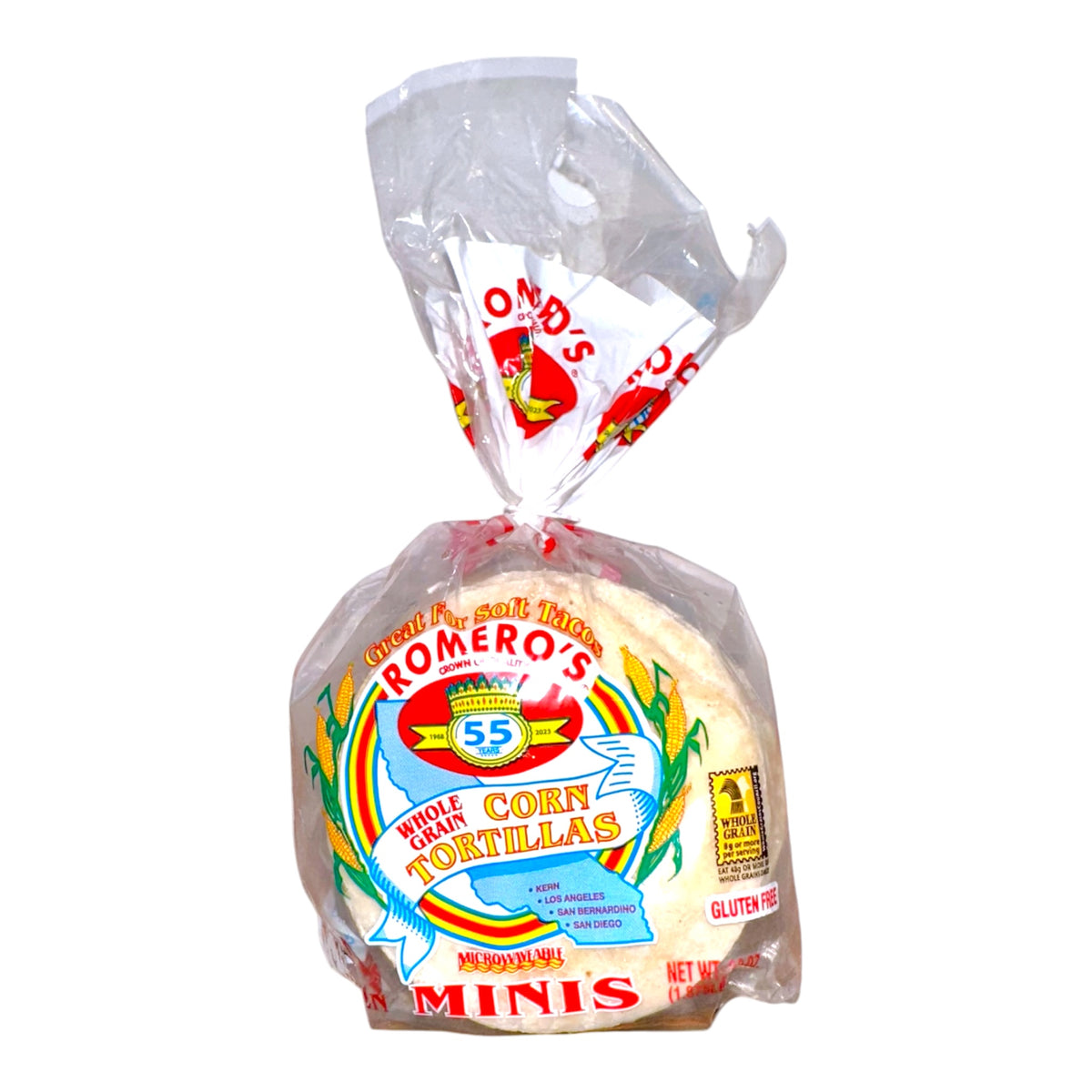 Romero's whole grain corn tortillas 5 dozen minis