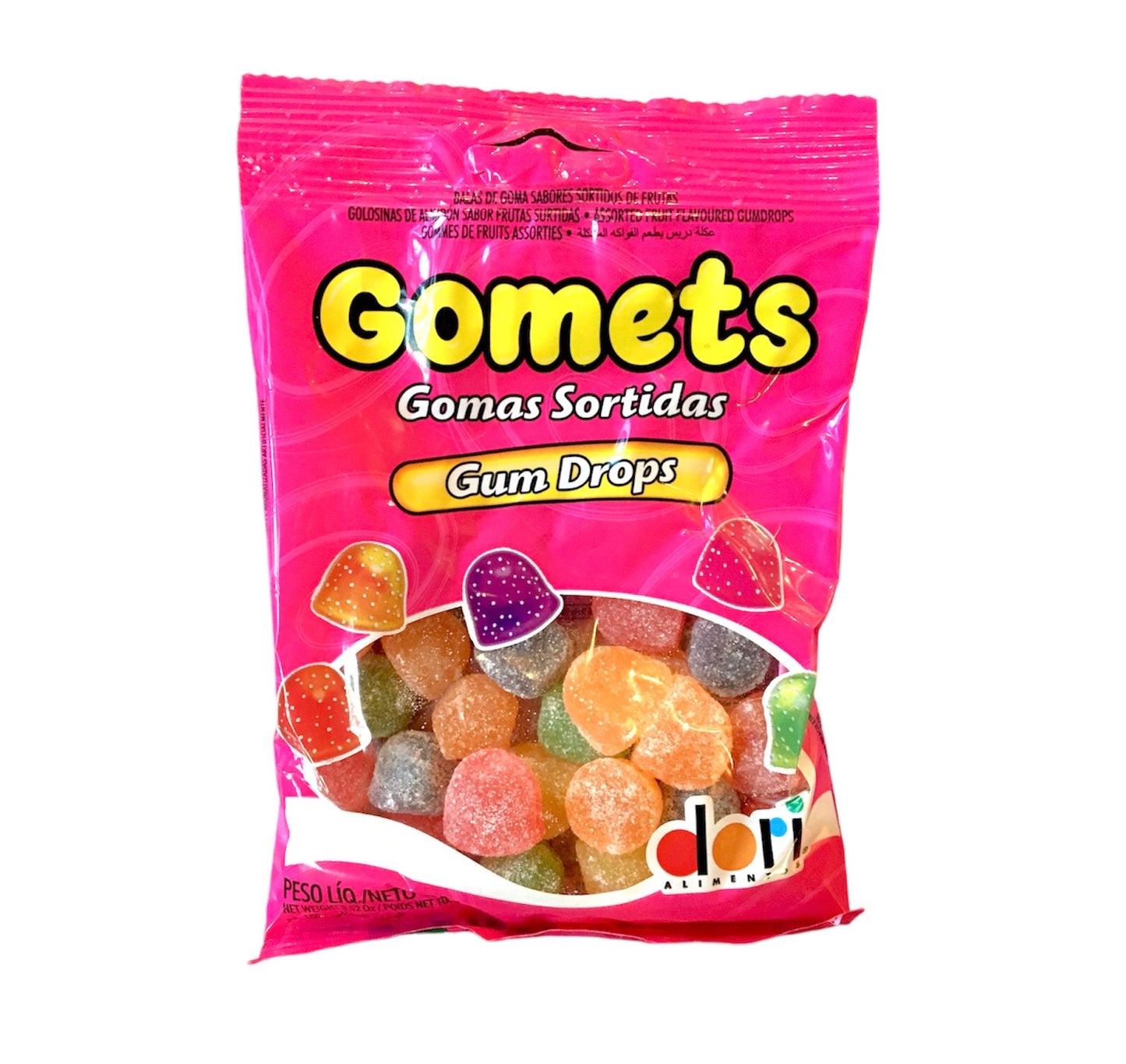 Dori Gomets Assorted Fruits Gum Drops | Gomas Sortidas - Jujuba