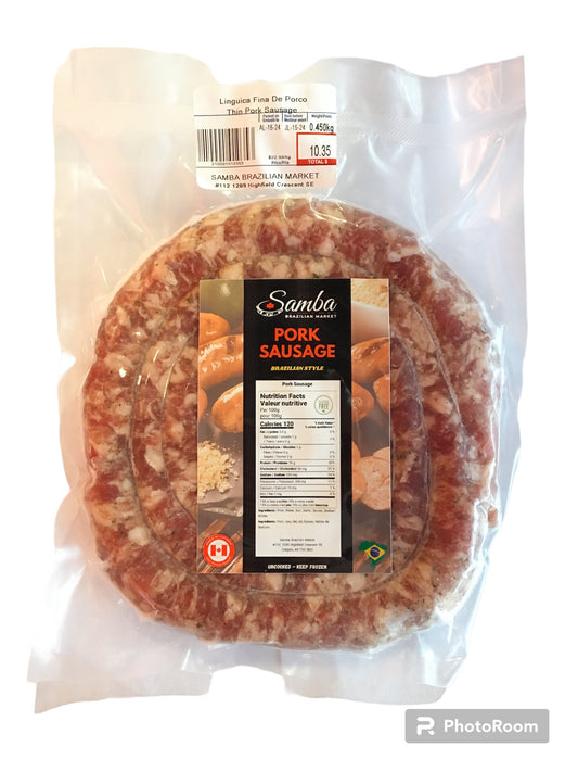 Samba Thin Pork Sausage | Linguiça Fina de Porco Samba