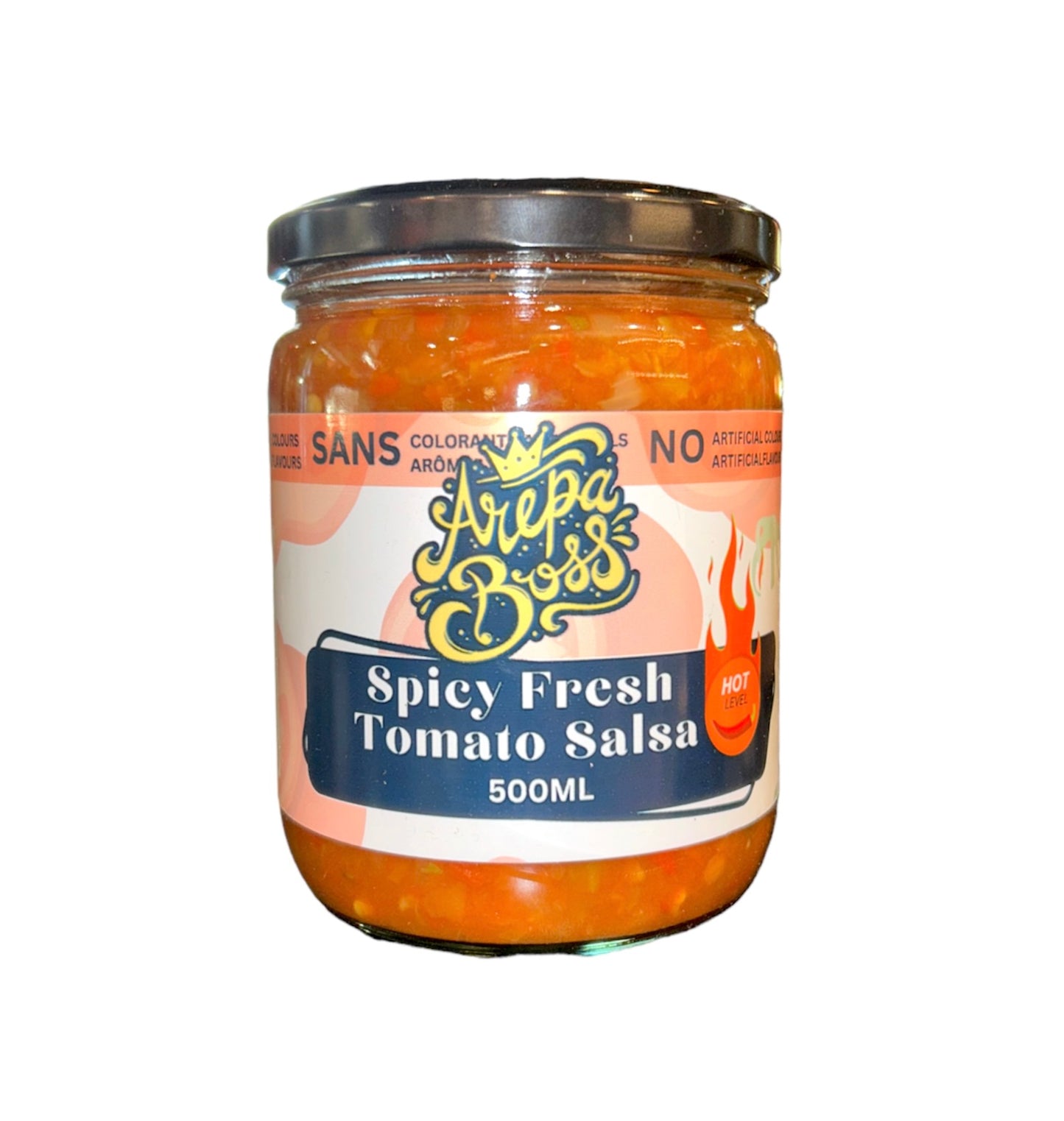 AREPA BOSS Spicy Fresh Tomato Salsa | Molho de Tomate Apimentado