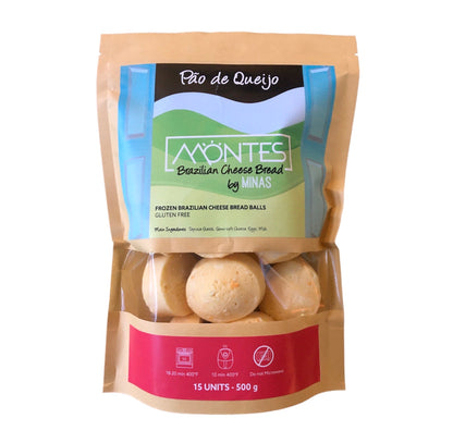 Montes Cheese Bread (Frozen) by MINAS | Montes Pao de Queijo Congelado