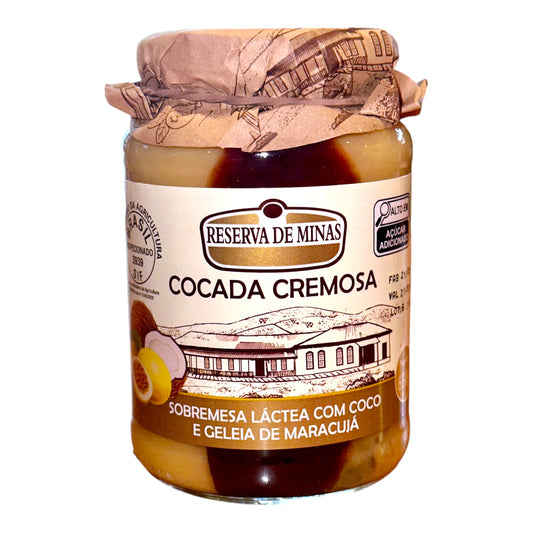 Reserva de Minas Cocada Cremosa Maracuja | Creamy coconut spread with passion fruit