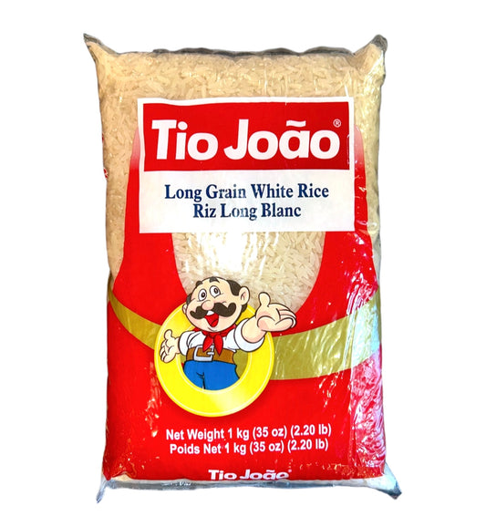 White Rice Tio João 1kg | Arroz Branco Tio João 1kg