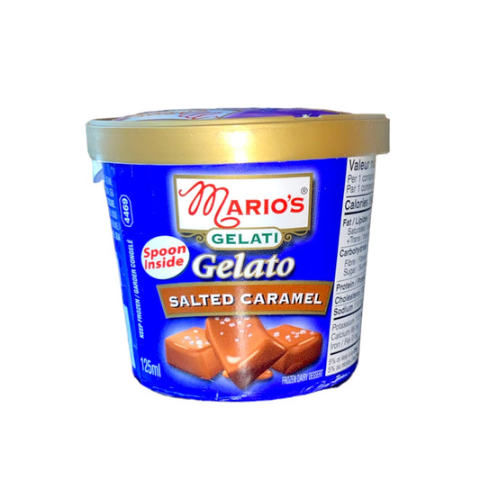 Mario's Gelati Salted Caramel Gelato | Sorvete de Caramelo Salgado