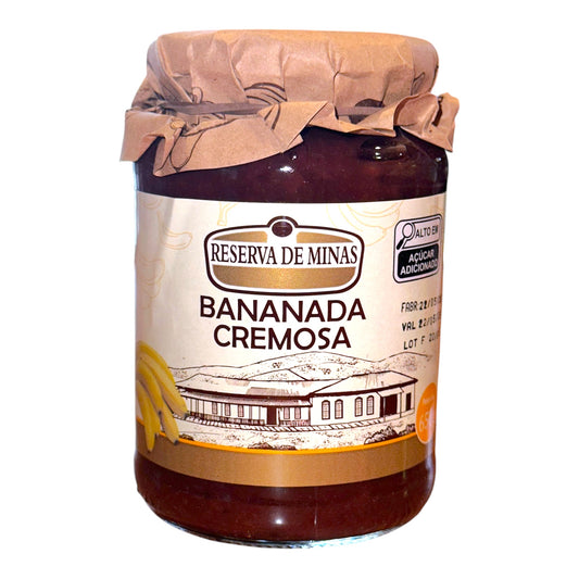 Reserva de Minas Creamy Banana |  Bananada Cremosa Reserva de Minas 650g