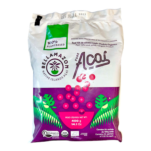 Bellamazon Açaí Organic Frozen Pulp | Polpa de Açaí