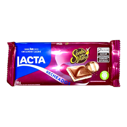 Lacta Sonho de Valsa Filled Chocolate Bar | Barra de Chocolate Sonho de Valsa