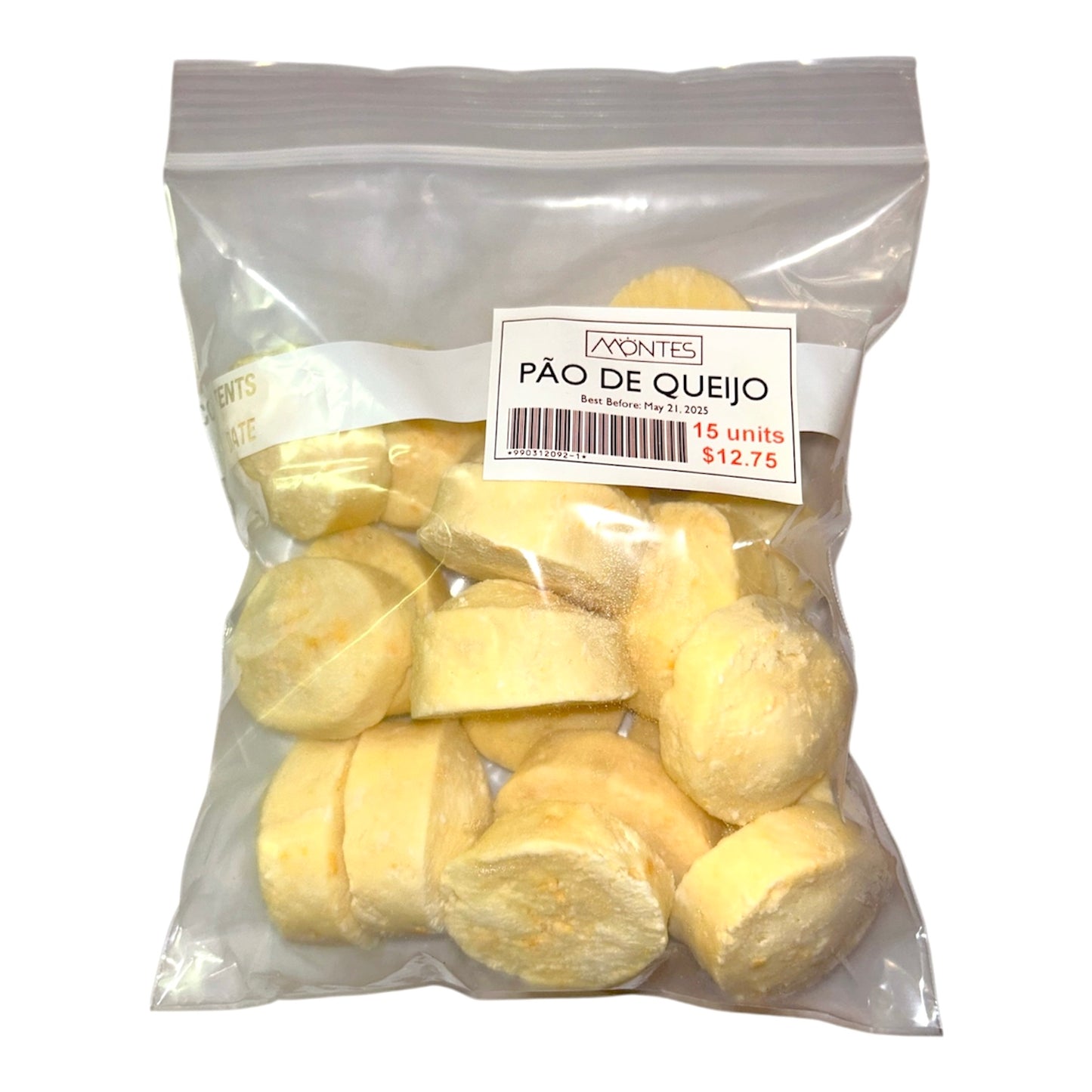 Montes Cheese Bread (Frozen) by MINAS | Montes Pao de Queijo Congelado