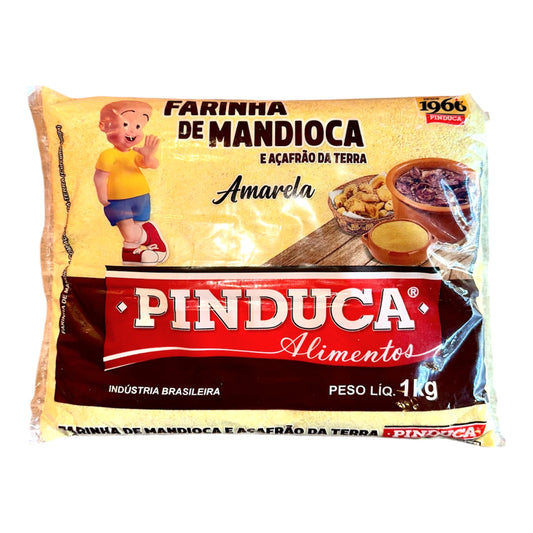 Pinduca Yellow Cassava Flour and Turmeric | Farinha de Mandioca Amarela e Açafrão