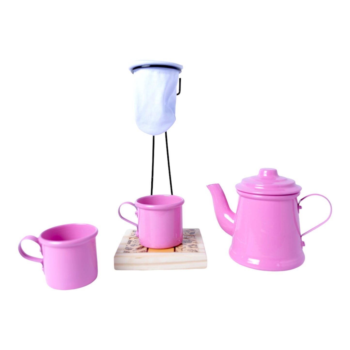 EWEL Kettle, coffee filter and cup set