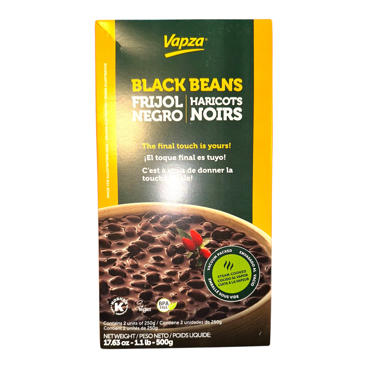 Vapza Feijao preto | Black Beans