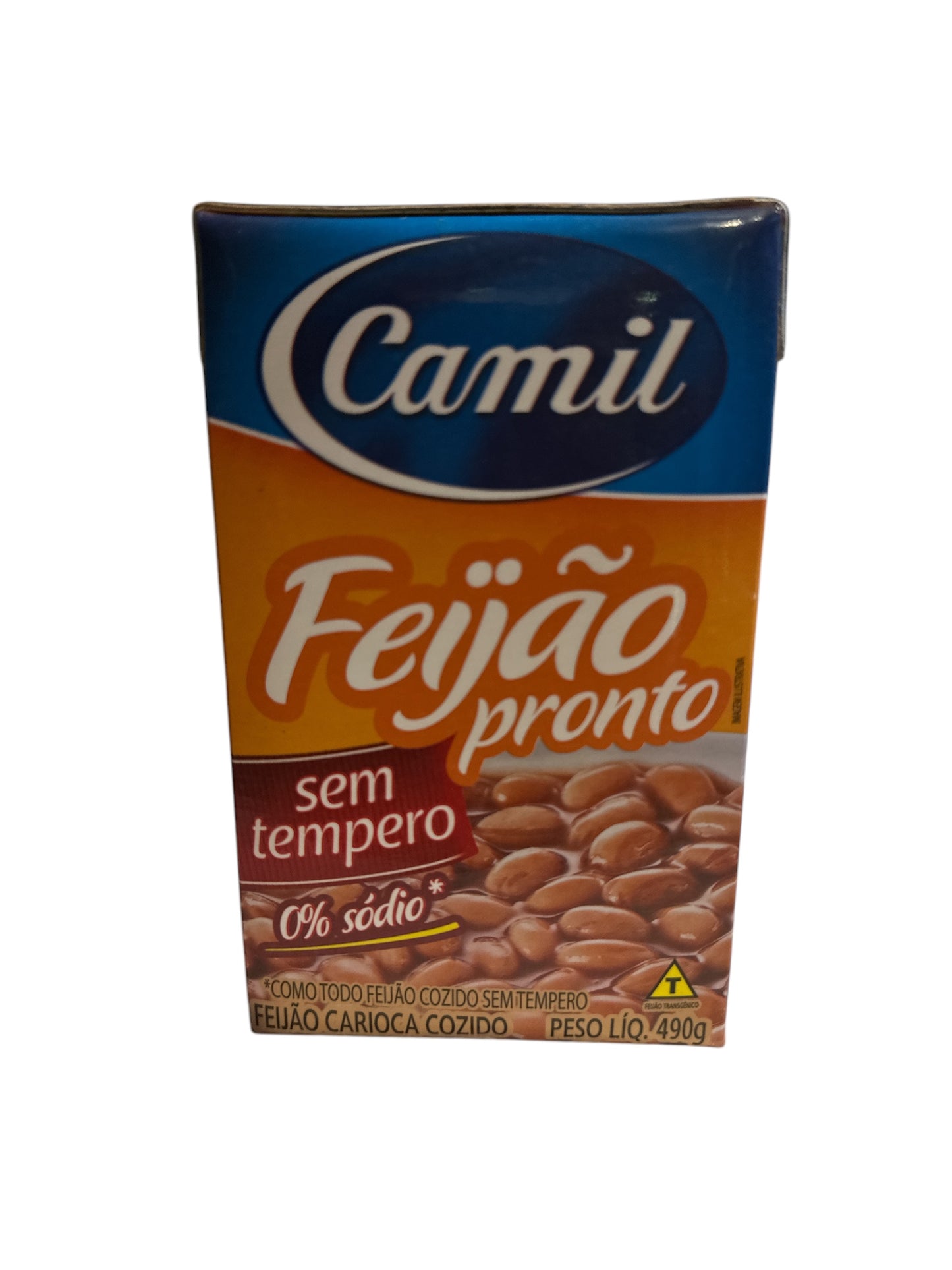 Camil Pinto Beans Without Seasoning 490g | Feijão Carioca Camil Pronto Sem Tempero