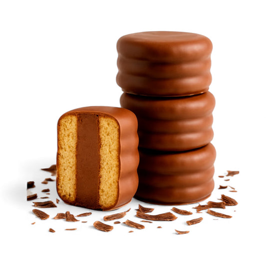 Rossi Shortbread Caramel chocolate Sandwich cookie | Alfajor Doce de Leite