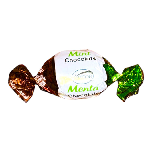 Cremino Chocolate Filled Mint Candy | Bala de menta recheadas com chocolate