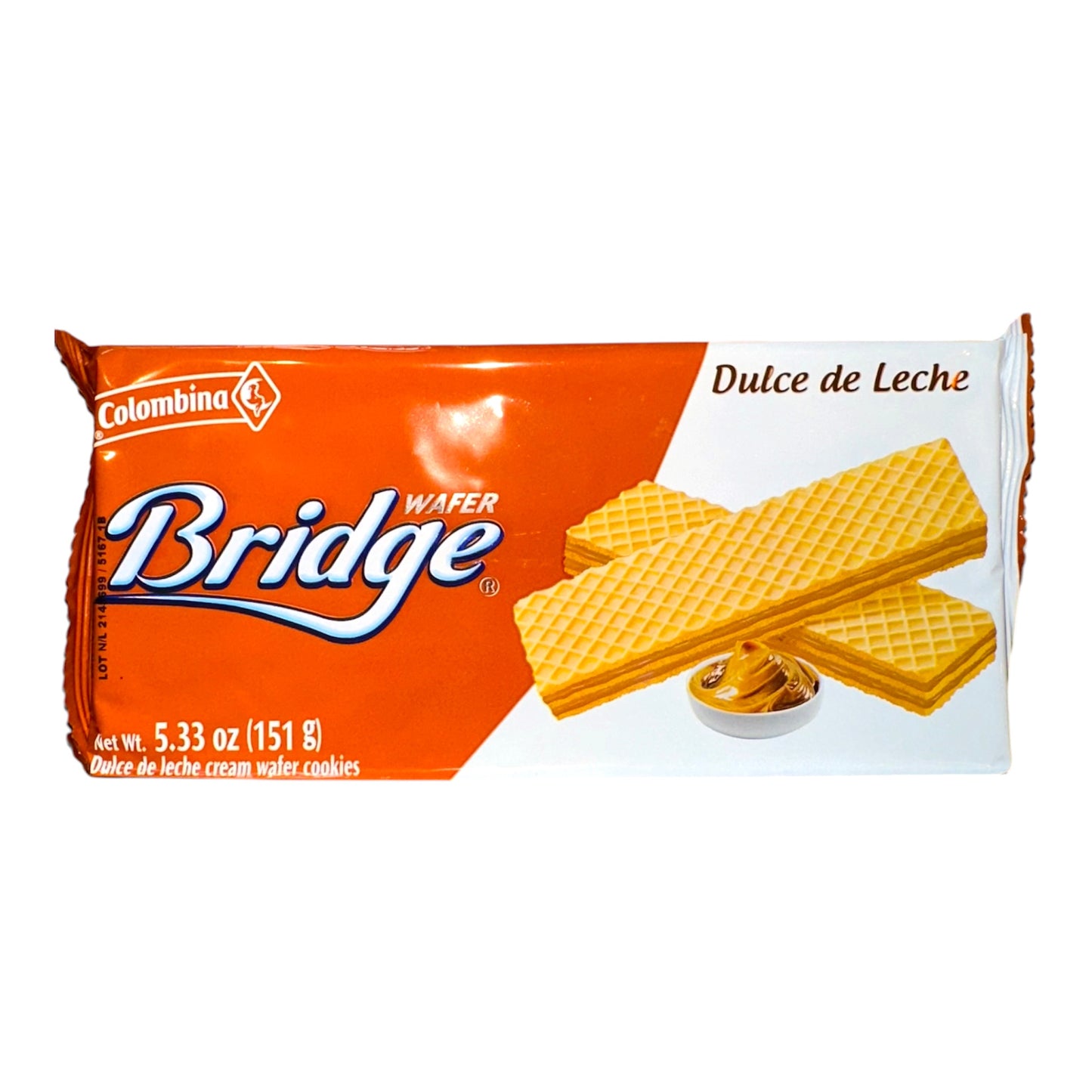 Colombina Bridge Wafer Caramel | Doce de Leite Wafer