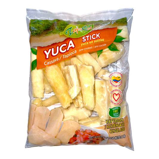 Tajacol Frozen Cassava Pre-Cooked Stick | Batonnets de Manioc Surgeles (Precuits)