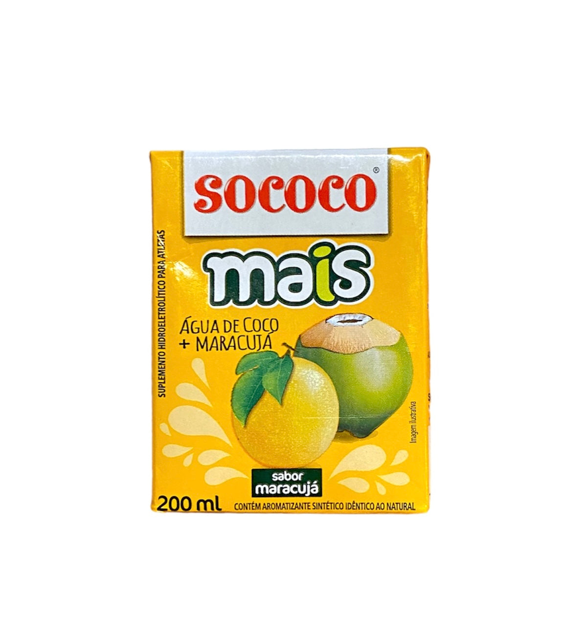 Sococo Coconut water + Passion fruit | Agua de coco + Maracuja