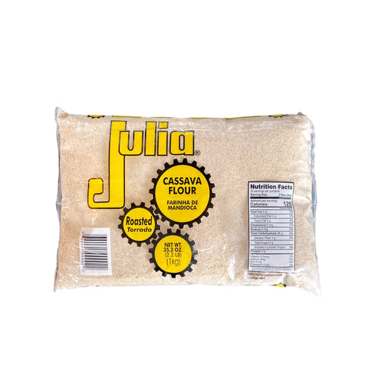 Julia Roasted Cassava Flour | Farinha de Mandioca Torrada Julia