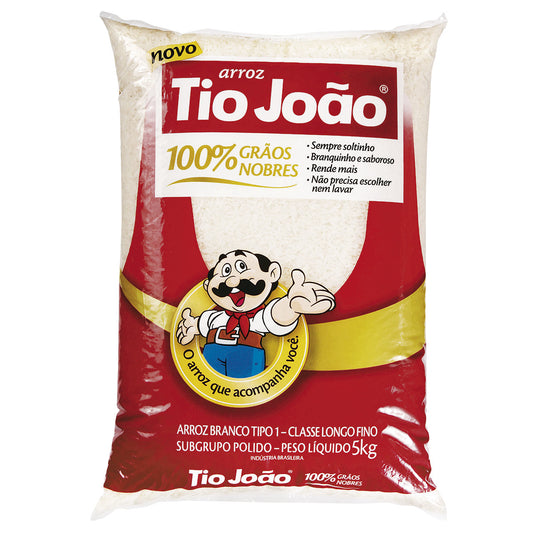 White Rice Tio Joao (4.54Kg) | Arroz Branco Tio Joao (4.54kg)