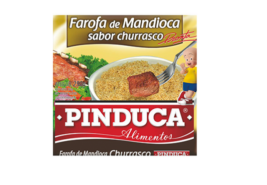 Pinduca Seasoned Cassava Flour Barbecue Flavour | Farofa de Mandioca Pronta Sabor Churrasco Pinduca
