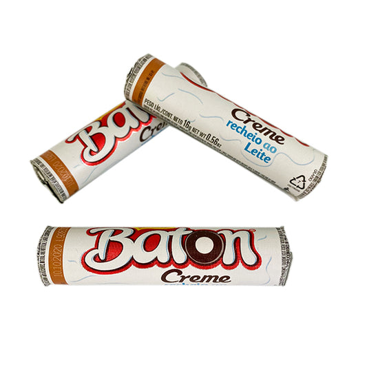 Baton Unit chocolate/ Baton Chocolate branco recheio ao leite