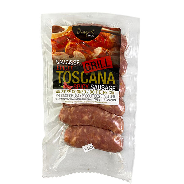 Toscana Grill Hot Spicy Sausage |  Linguica Toscana Grill Picante