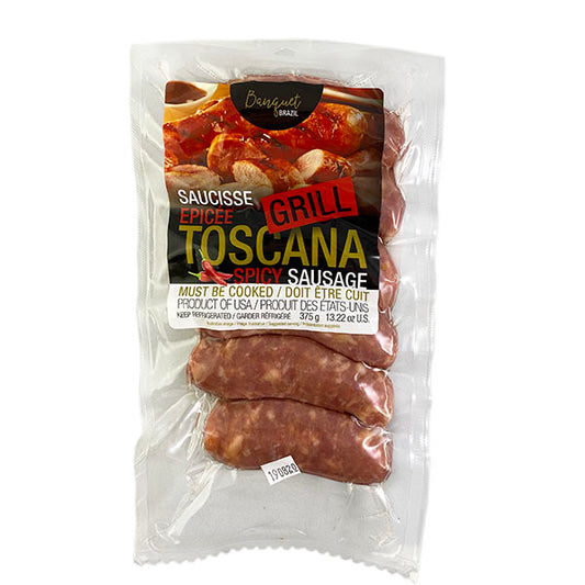 Toscana Grill Hot Spicy Sausage |  Linguica Toscana Grill Picante